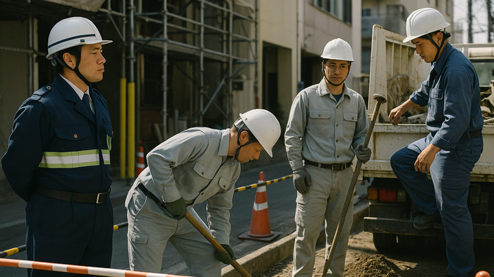 Procurando por trabalhos braçais em Kumamoto? | Faixas salariais e como começar sem experiência nas áreas de segurança, engenharia civil, demolição e transporte.