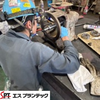 現場作業風景③の仕事の流れイメージ