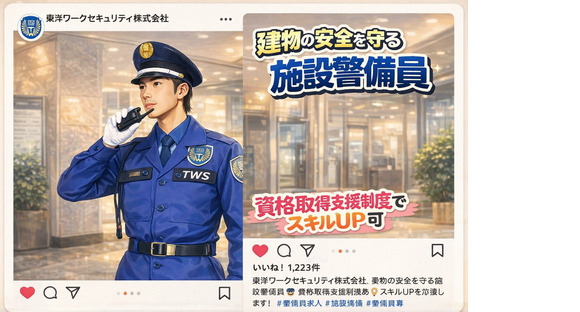 東洋ワークセキュリティ株式会社 北上営業所 キオクシア 江釣子エリア[304]の求人メインイメージ
